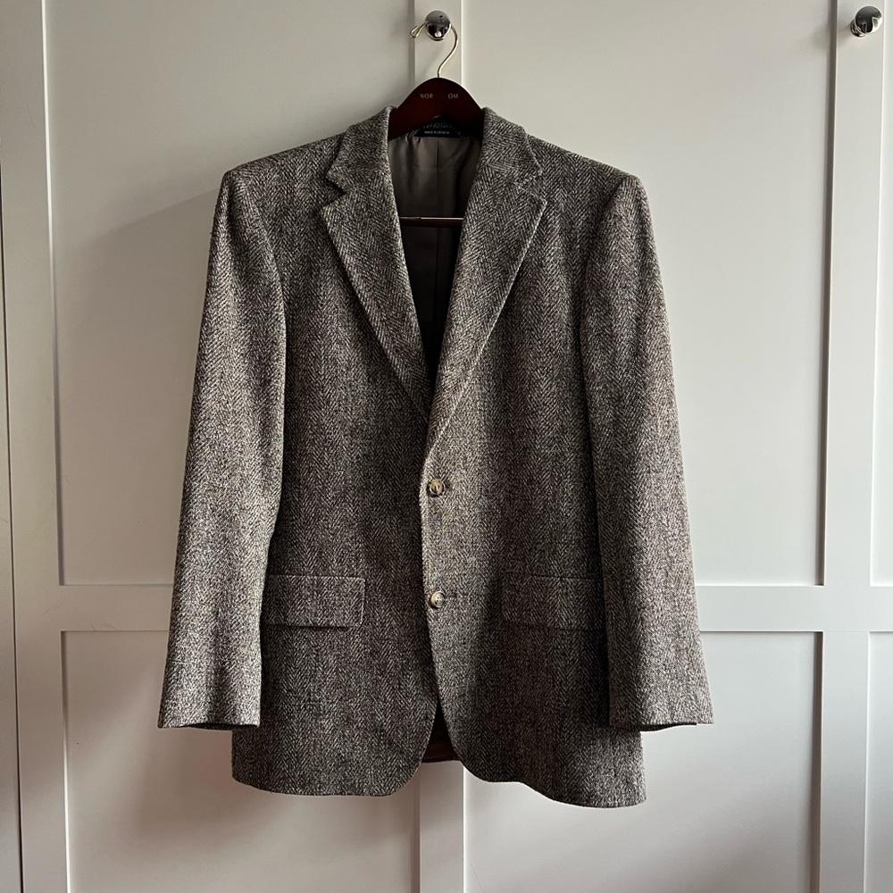 Hugo Boss ‘Maxwell’ Brown Tweed Sportcoat, size 38R